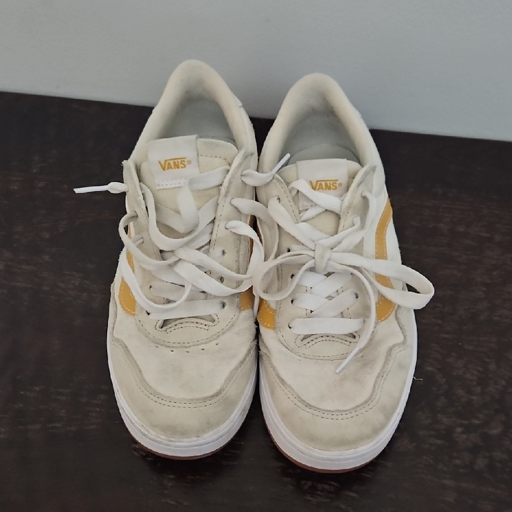 Vans Ultra RANGE 2.0, Cream and MUSTARD/yellow Athletic Shoes - Picture 6 of 13